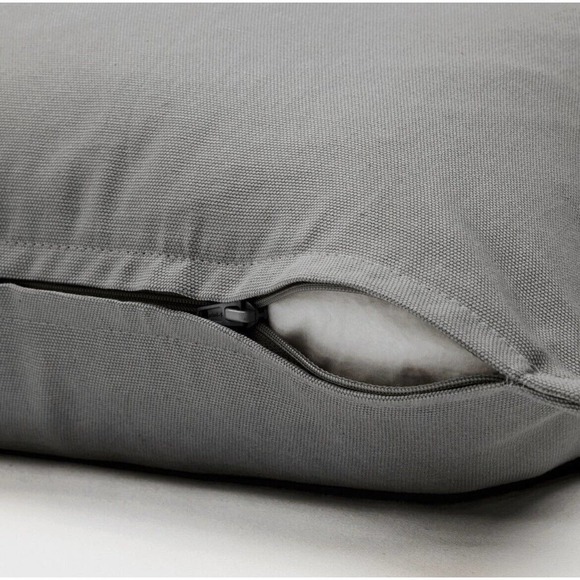 SET OF 2 IKEA GURLI Cushion Cover, Gray, 20”×20" (602.811.44) NEW - Picture 4 of 4
